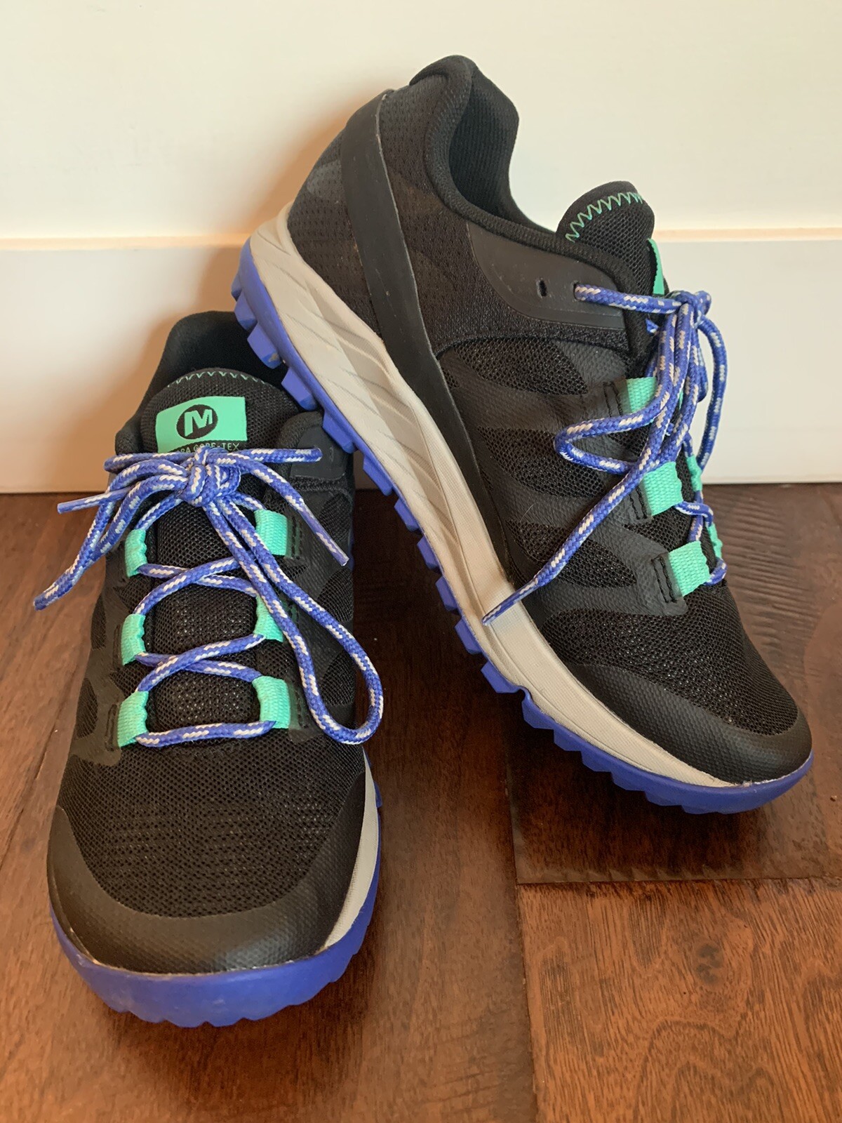 Scarpe da trail running Merrell Antora GTX Gore Tex da donna nere taglia 5 J066122