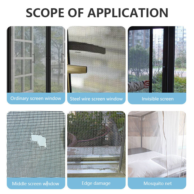 Gadpiparty Fliegenschutz Reparaturband - 25 Stück Selbstklebend Silber