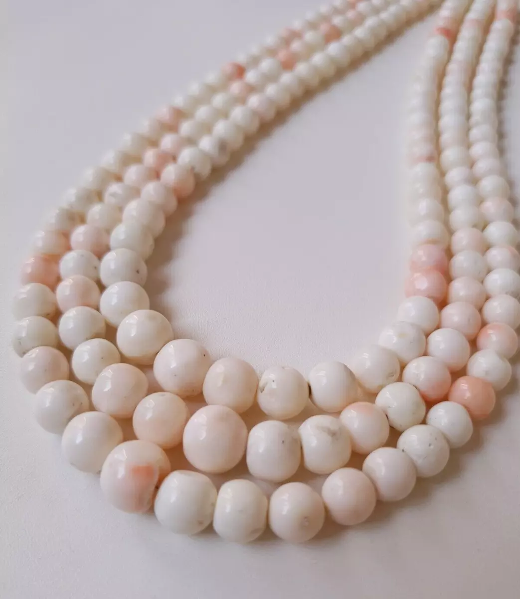 White coral beads strand deals