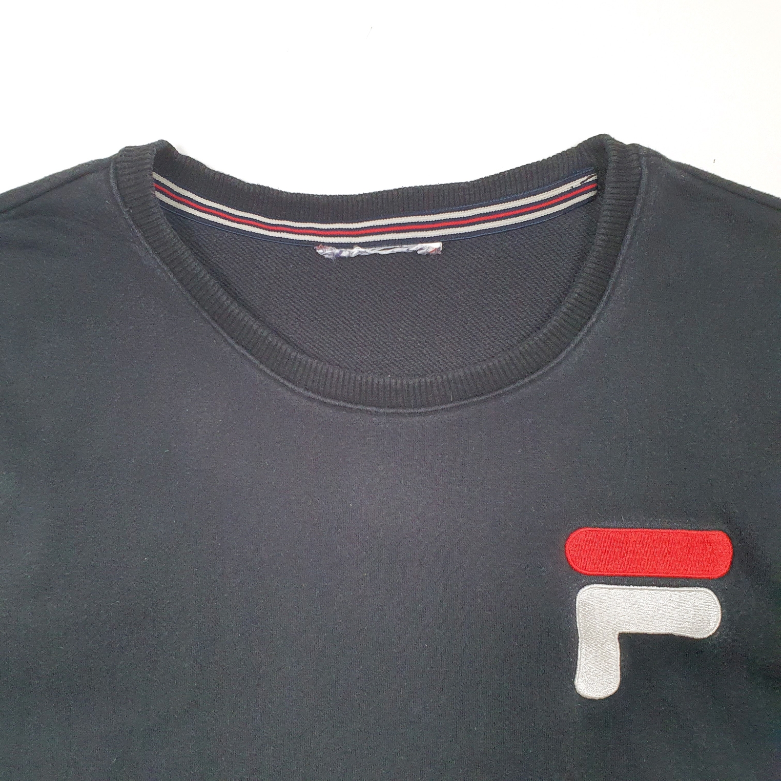 FILA Crew Cotton Jumper Sweatshirt Mens L image 2
