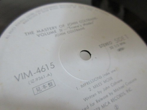 John Coltrane Trane's Modes Japan Promo DBL Vinyl LP VIM-4615 Village Vanguard - Picture 7 of 7