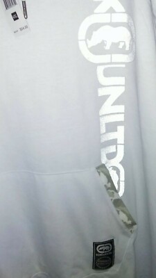 White Marc Ecko Untld Hooded t shirt 4XL New With Tags $40 For Sleeveless Hoodie