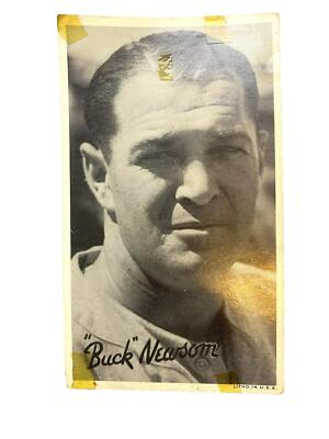 Vintage Buck Newsom Litho Card Wide Pens Baseball Goudey Gum Co.