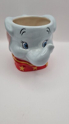 Dumbo Mug-3D Dumbo Face Shaped Novelty - Official Disney -  Excellent Condition.