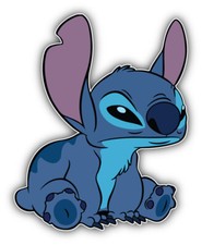 Lilo  Stitch Cartoon Offended Sticker Bumper Decal - ''SIZES''