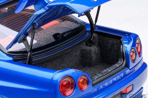 1/18 Nissan Skyline GT-R R34 Nismo Z-Tune RHD Bayside Azul Modelo AUTOart 77462 - Imagen 7 de 9