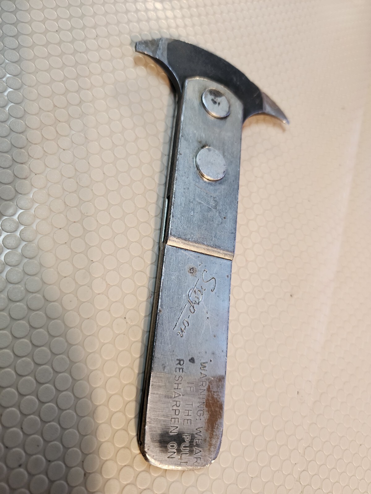 Vintage Snap-on Tools • Oil / Grease Seal Puller / Remover • *Cut grip*