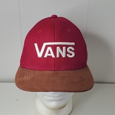 VTG VANS Off The Wall Embroidered Classic Vans Logo Snapback Hat Baseball Cap