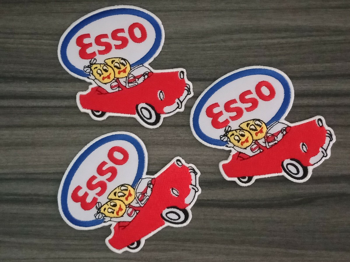 Patch Stoffa Esso – Ricamo Da Cucire O Stirare – Tema Motorsport / Oli E Carburanti - Foto 3