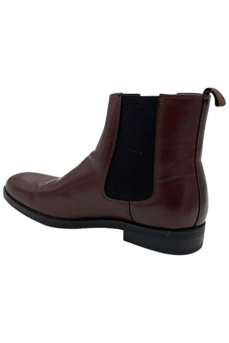 ALFANI Mens Brown Heel Pull-Tab Luka 2 Round Toe Block Heel  display picture 3