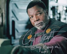 CARL WEATHERS signed autograph 20x25cm STAR WARS MANDO in person autograph ACOA