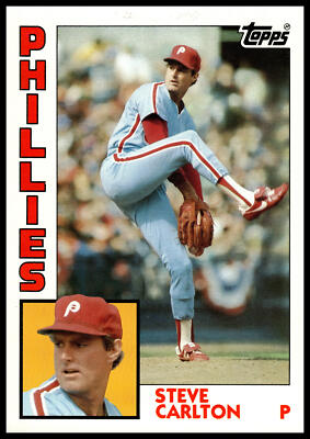 Steve Carlton 1984 Topps Super #16 Philadelphia Phillies