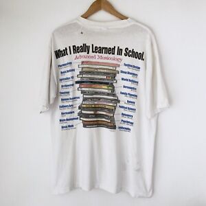 1997 Advanced Musicology School Vintage Shirt 90s 1990s Dinosaur Jr Soundgarden 