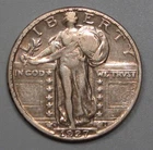 Better-date VF 1927-d Standing Liberty Quarter. #17 m