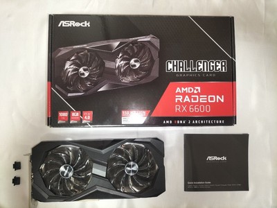 ASRock AMD Radeon RX 6600 Challenger D 8GB GDDR6 PCIe 4.0 Graphics Card Tested