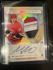 2025-26 Veteran Jewels Of The Draft Morgan Geekie /99 Game Used 3CLR Patch Auto