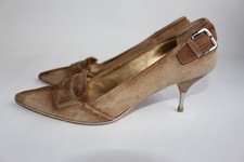PRADA Vintage beige suede pumps, size 38 29238 