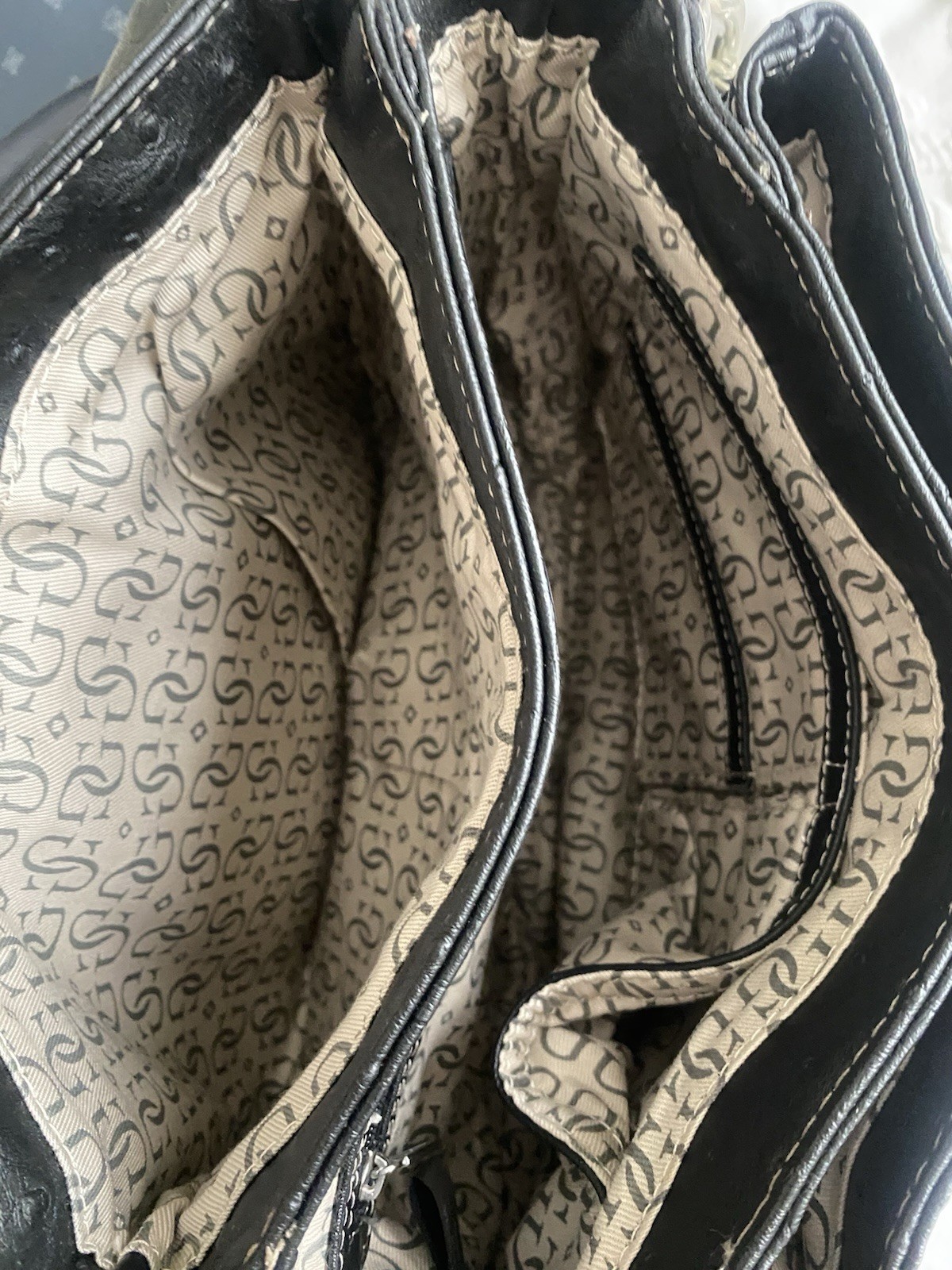 Vintage Guess Bolsa Shoulderbag Python Embossed L… - image 8