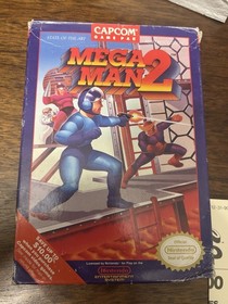 Mega Man 2 (Nintendo NES, 1989) CIB Complete Tested! Authentic! GREAT CART!