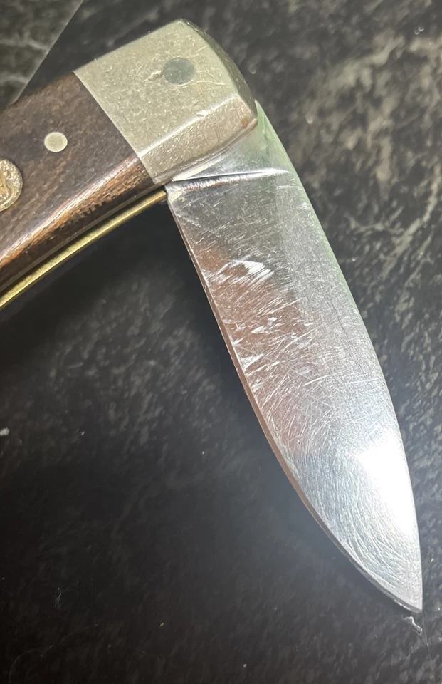 Vintage Smith And Wesson Blackie Collins Model 6060 Folding Knife #29401 - Image 4 of 4