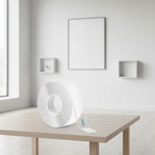 Heavy Duty Clear Nano Double Sided Tape - 10FT Indoor/Outdoor Removable Adhesive