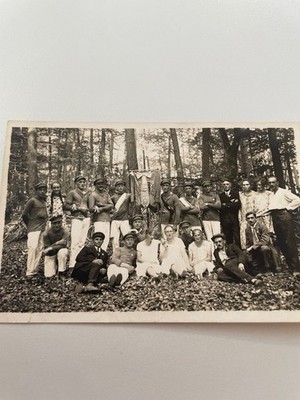 Postkarte Kaiserslautern Radfahrerverein 1928 Radsport Pfalz Fahne Erfenbach
