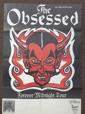 Konzertplakat Obsessed Forever Midnight Tour 1990