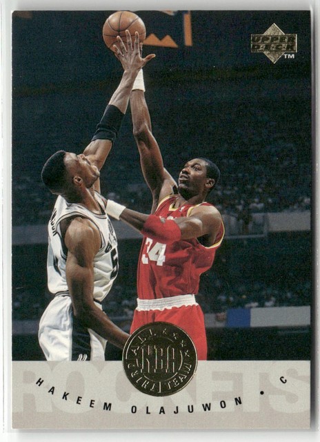 1995-96 Upper Deck #178 Hakeem Olajuwon Houston Rockets