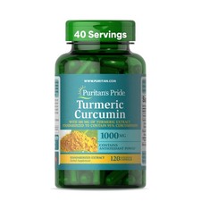 Puritan's Pride Turmeric Curcumin 1000mg – 120 Rapid Release Capsules