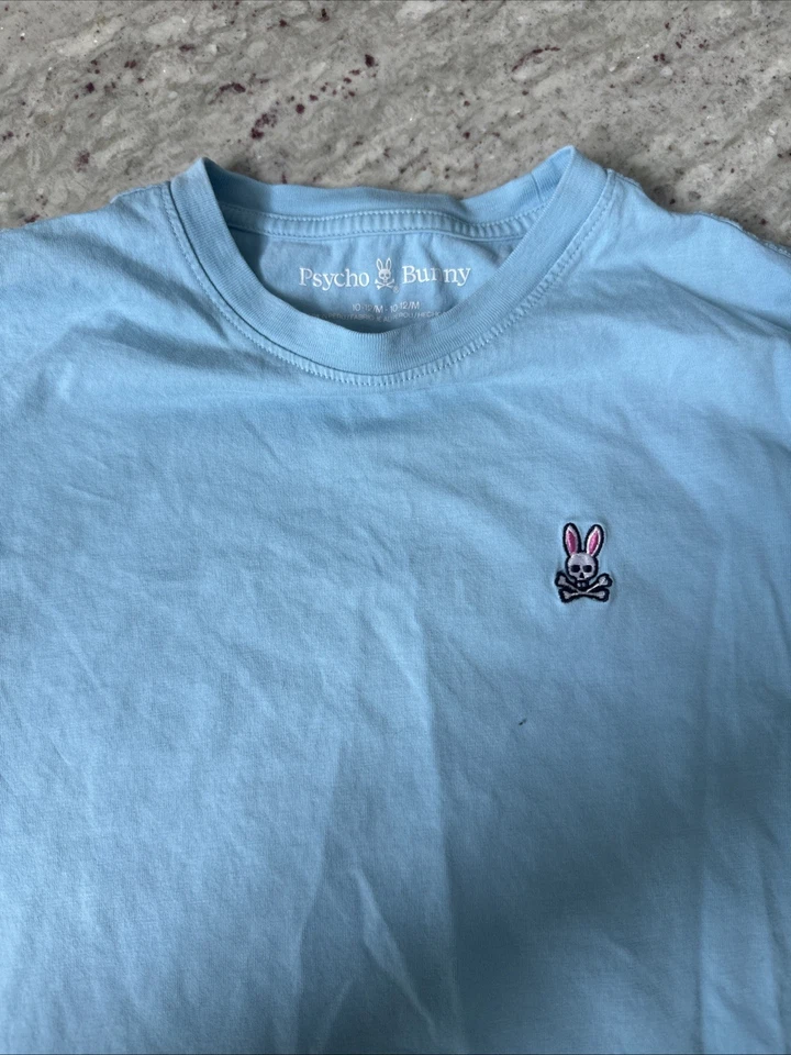 Psycho Bunny Youth Boy Medium T Shirt Blue - Image 2 of 4