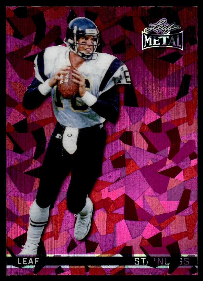 2026 Leaf Metal Pink  Crystals Ryan Leaf 3.6 San Diego Chargers #SB-39