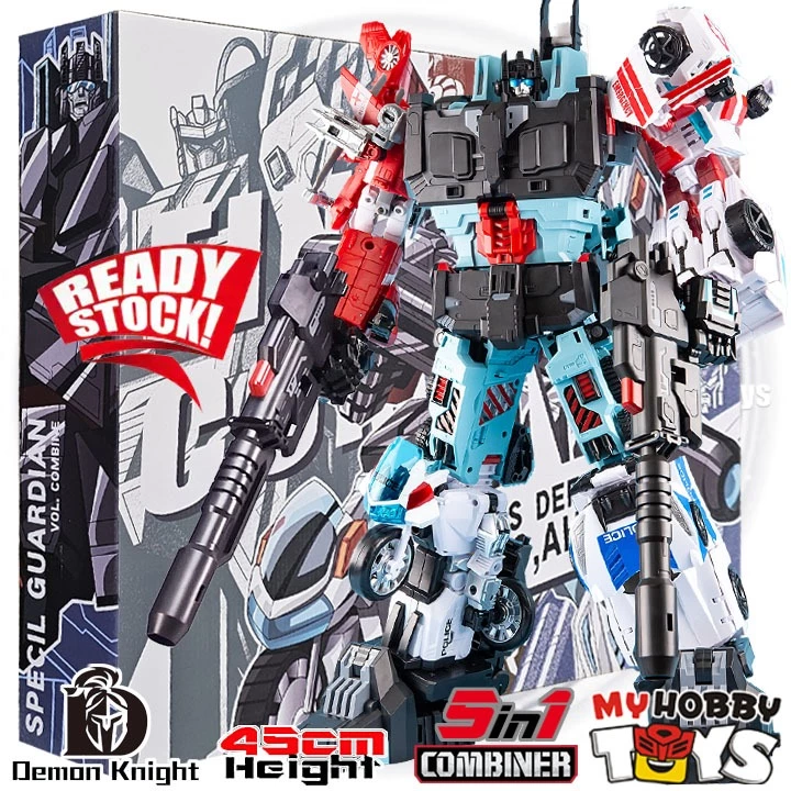 Jinbao Demon Knight Transformable Robot - DK06 Defensor Set of 5