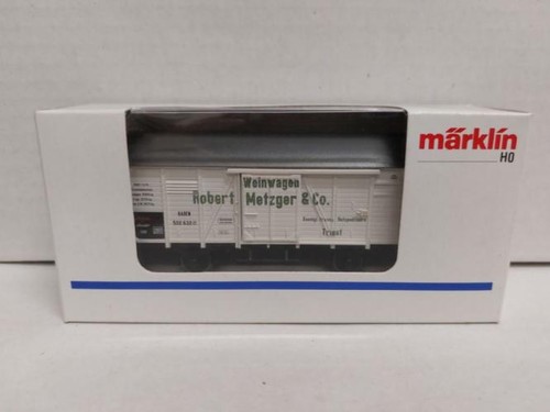 MÄRKLIN H0 geb.Güterwagen Jahreswagen 1999 Weinwagen Robert Metzger 48754 | Condition: Neu