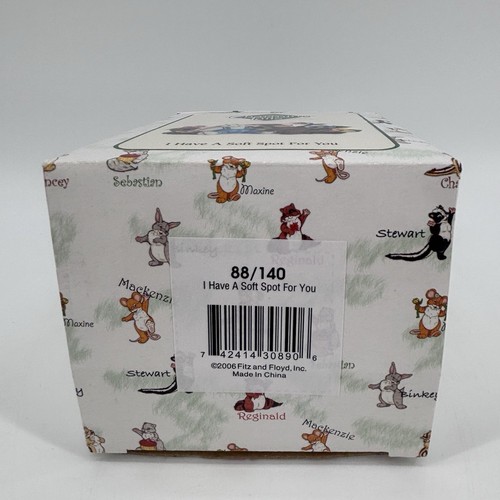 2006 Fitz & Floyd Charming Tails I Have A Soft Spot For You Figurine 88/140 - Picture 10 of 10