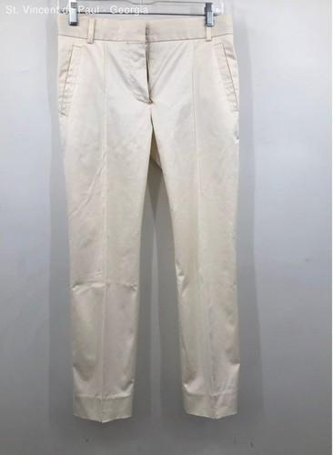 Louis Vuitton Ivory 100% Cotton Slim Straight Luxury Chino Pants - Size 30