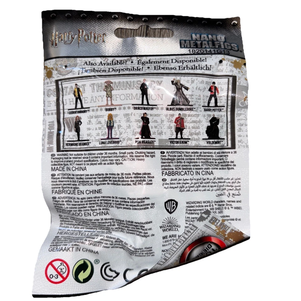 Wizard World Harry Potter Nano figuras de metal figuras fundidas a presión 20 piezas Foto 4 de 4