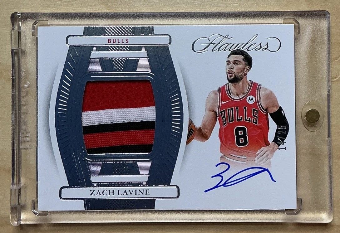 Zach LaVine Sports Trading Card Singles Autographed Basketball for