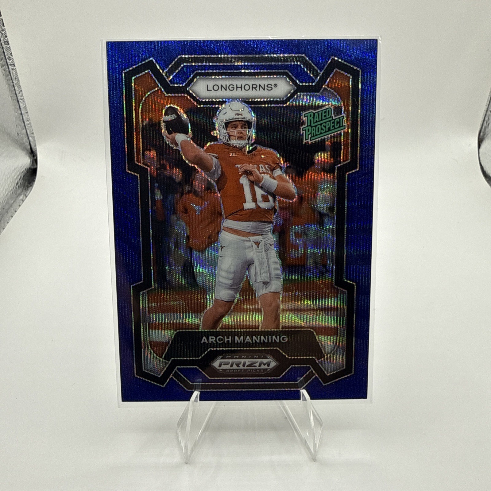 2024 Prizm Draft Picks Rated Prospects #192 Arch Manning Blue Wave /249 SP