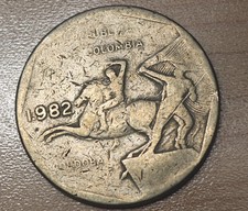 1982 Colombia 10 Pesos