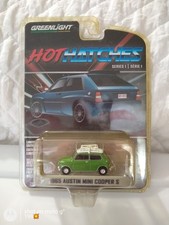Greenlight Hot Hatches 1:64 1965 Austin Mini Cooper Green Apple Green 