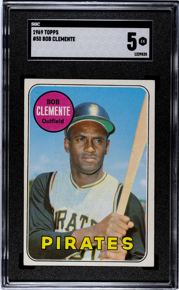 1969 Topps Bob Clemente #50 SGC 5