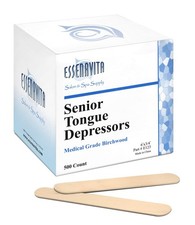 Wax Sticks 500-Pack   Large 6" x 3/4" Birchwood Waxing Applicators, Smooth, D...