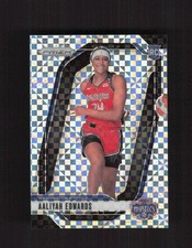2024 Panini Prizm WNBA #142 Aaliyah Edwards Checkerboard Prizms