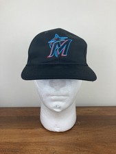 Florida Marlins Team MLB Youth Strapback Embroidered Baseball Cap Hat Black