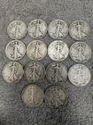 Liberty Walking Half Dollar 1934-1939 Lot Of 14 Coins