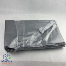 Heavy Duty Poly Tarp 6.6 x 13.1 ft 12 Mil Waterproof UV Resistant Grommets