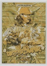 2017 Topps Fire Monikers Gold Minted Jacob deGrom #M-35