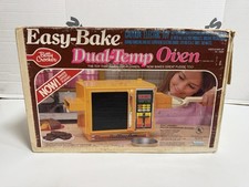 Easy Bake Oven Dual-Temp W/ Box Pans and Mixes 1988 Kenner Vintage
