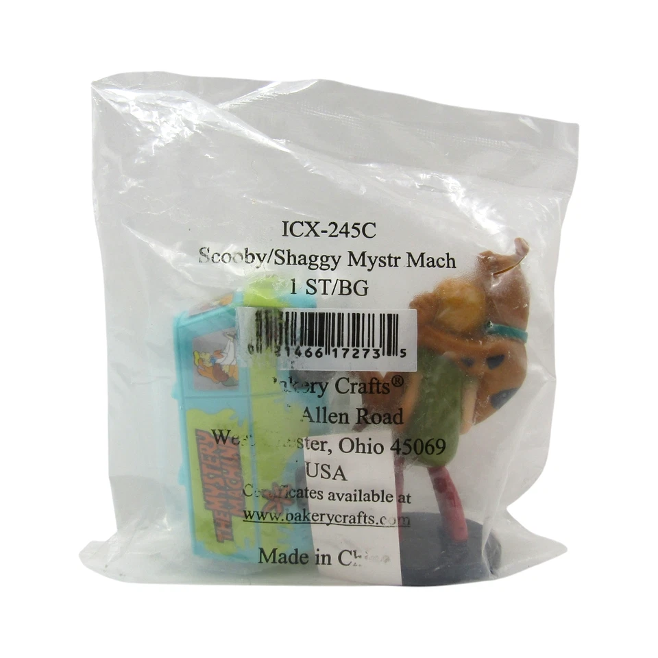 Scooby Doo Máquina Misteriosa Decoración de Pasteles Set 2 Figuras Panadería Artesanía Peludo SELLADO Foto 3 de 4