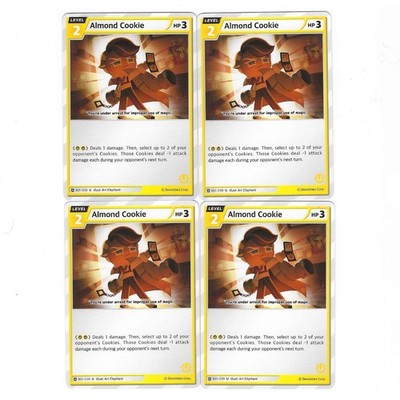 Almond Cookie BS1-039 Uncommon x4 Playset Cookie Run Braverse TCG English